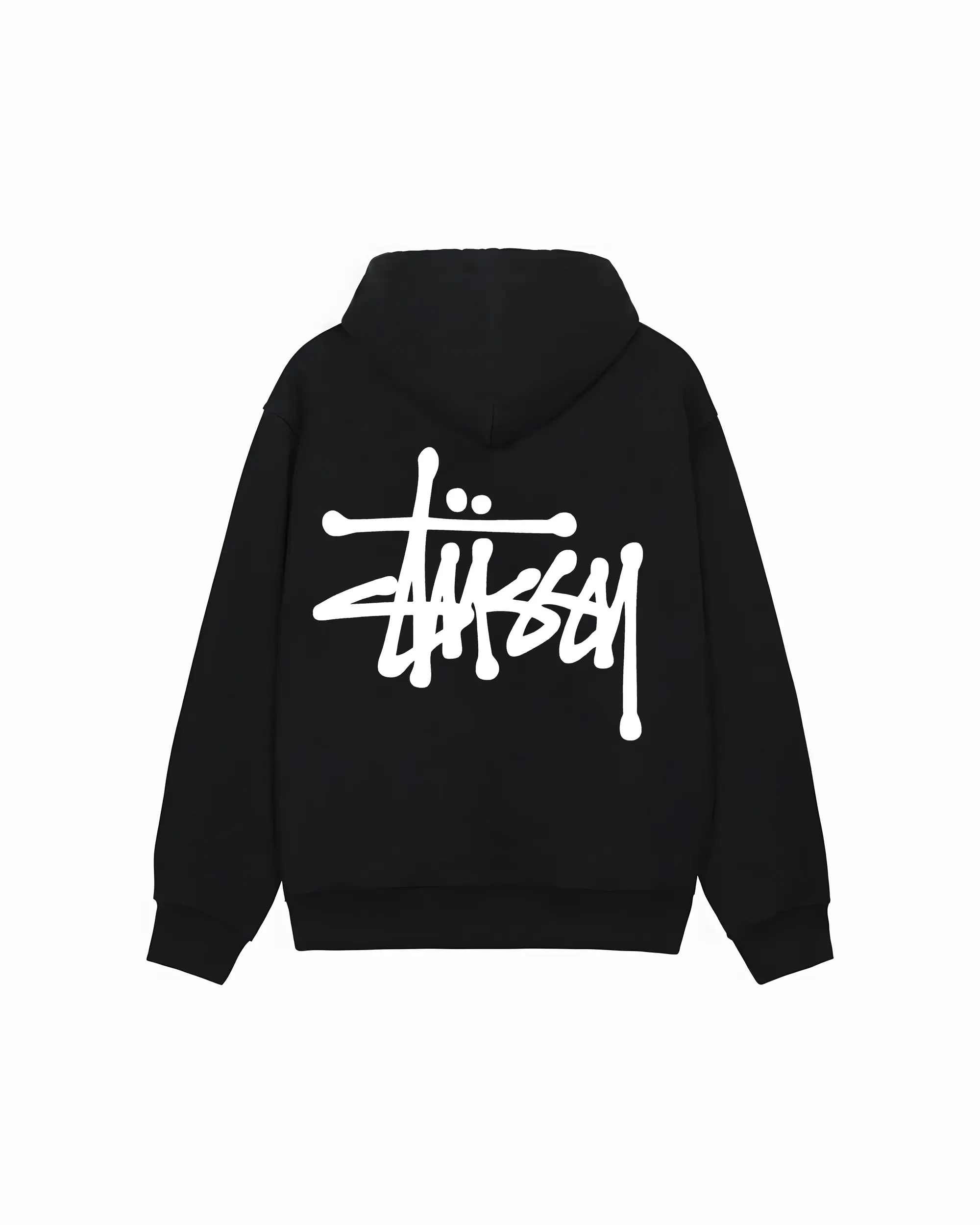 Basic STÜSSY Black Hoodie