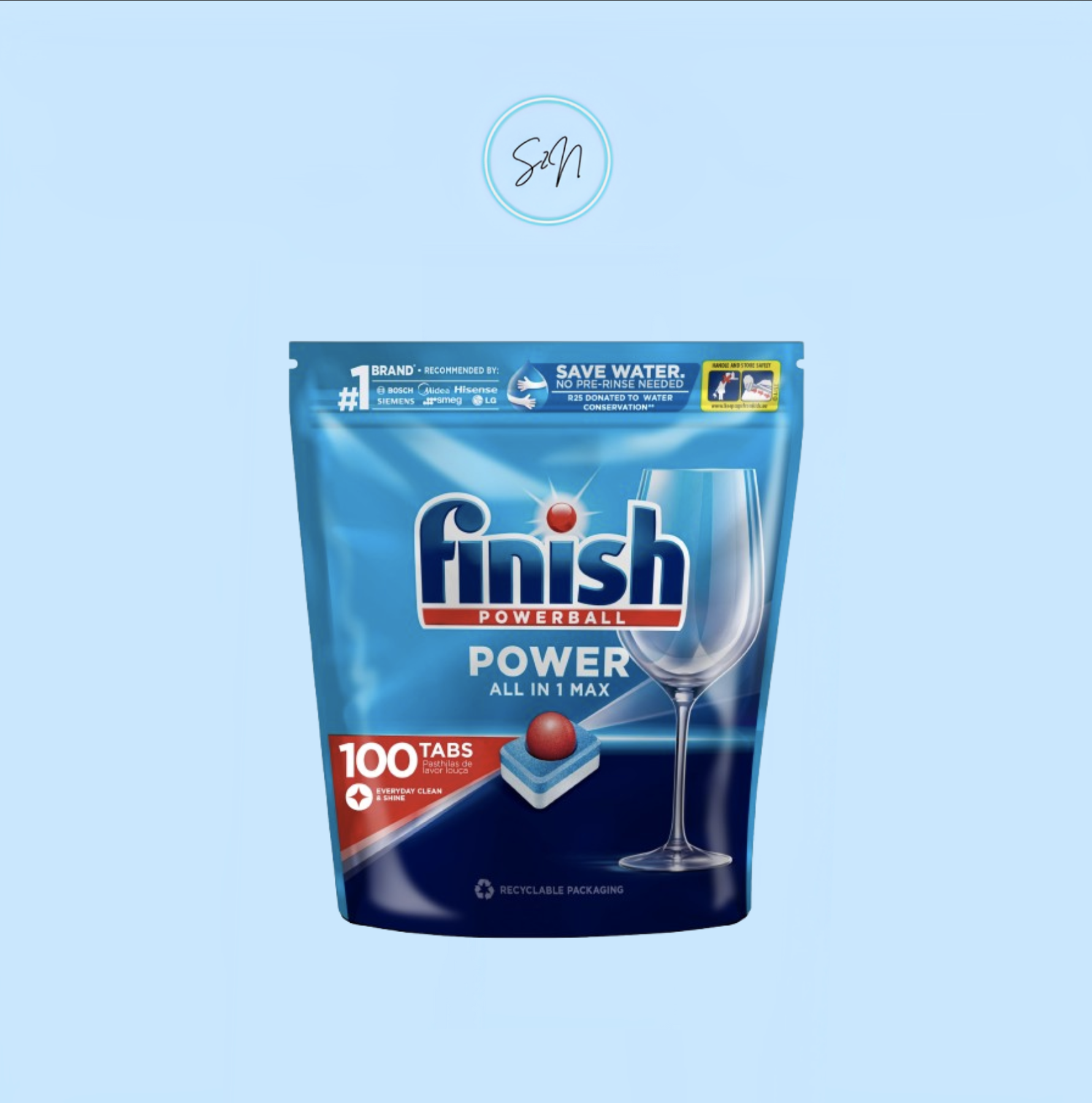 FINISH - POWER 100 TABLETS