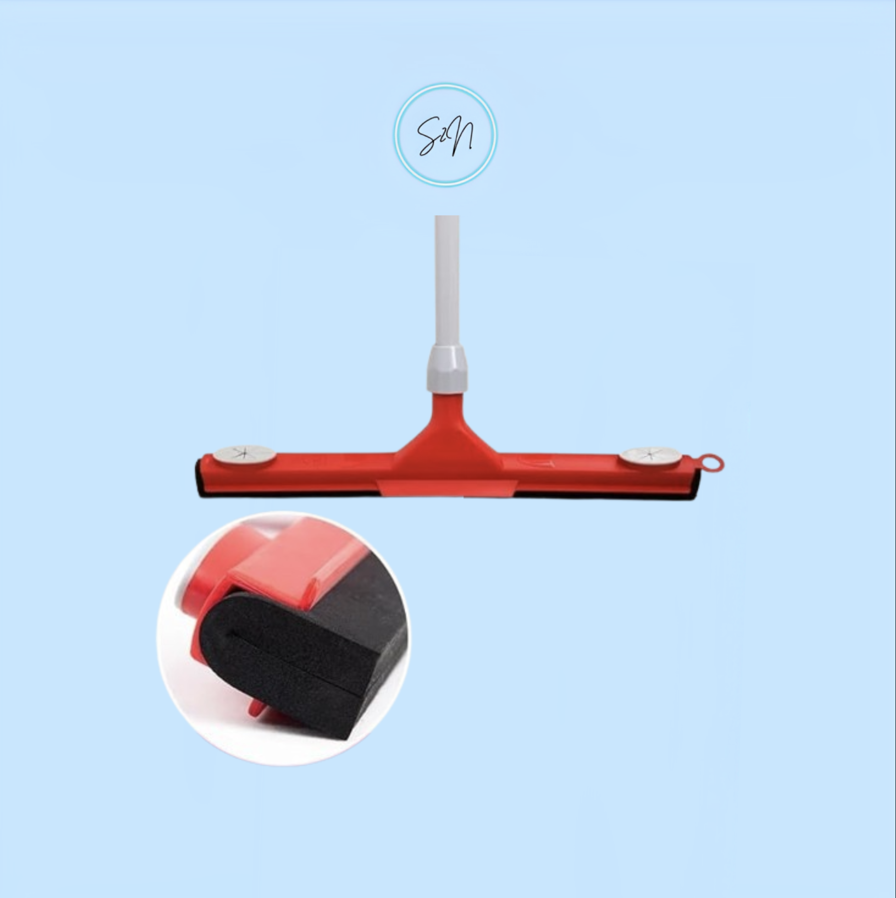 LIAO - RACLETTE 50 CM AVEC MANCHE 130CM