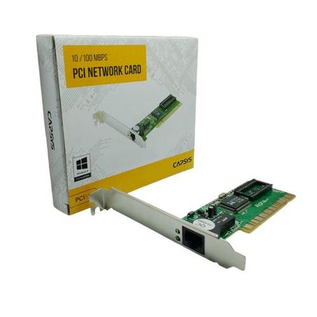 Capsys Carte Réseau Ethernet P C I Fast 10 / 100 MBPS PCI813