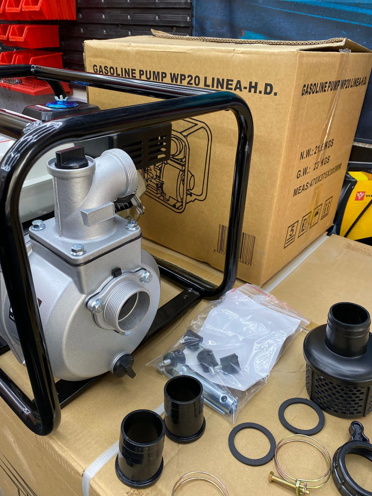 Motobomba de Água a Gasolina LINEA-HD WP-20 (5.5HP)