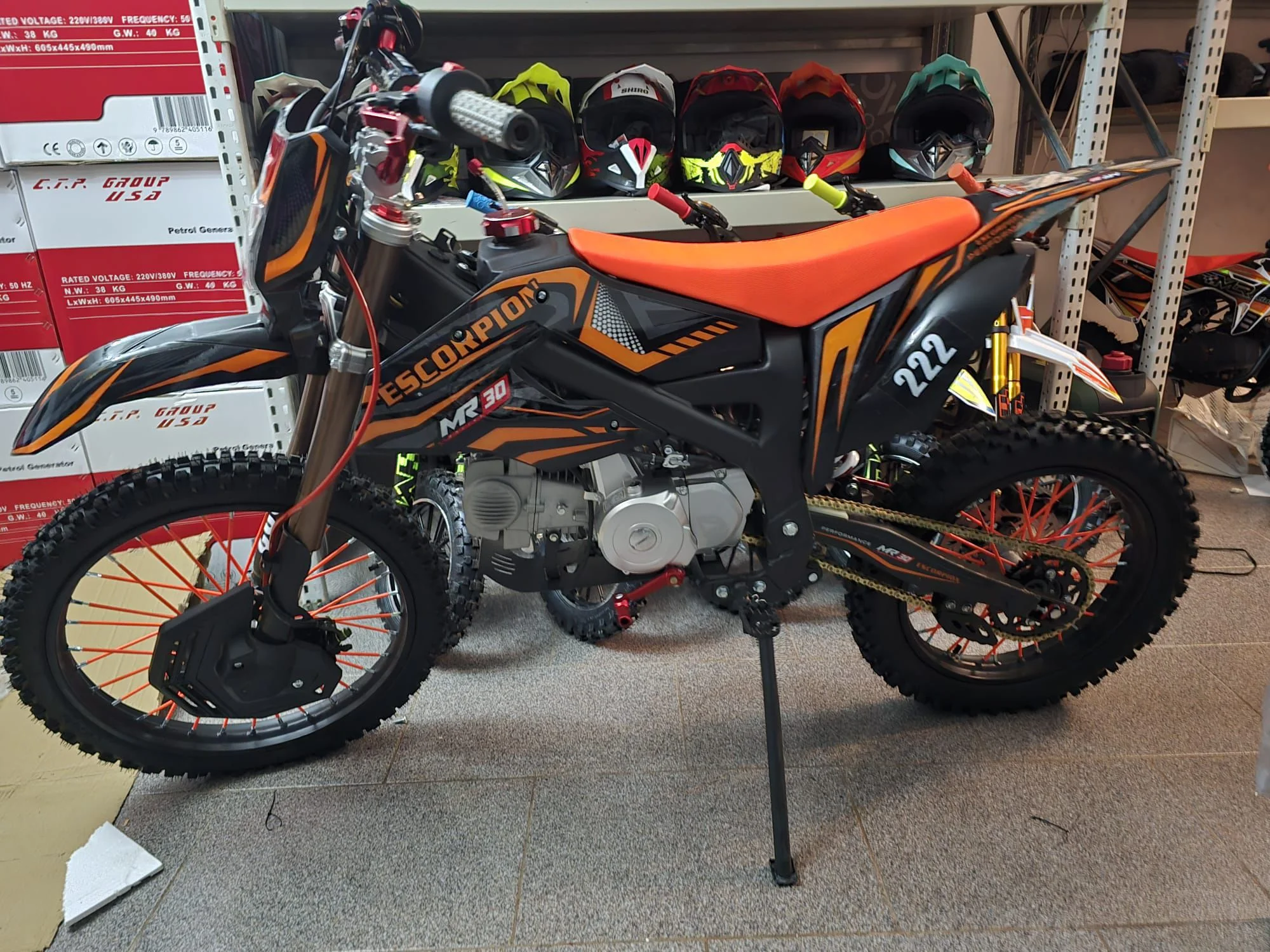 Mota de Cross 140cc Escorpion MR30 Roda 21/16