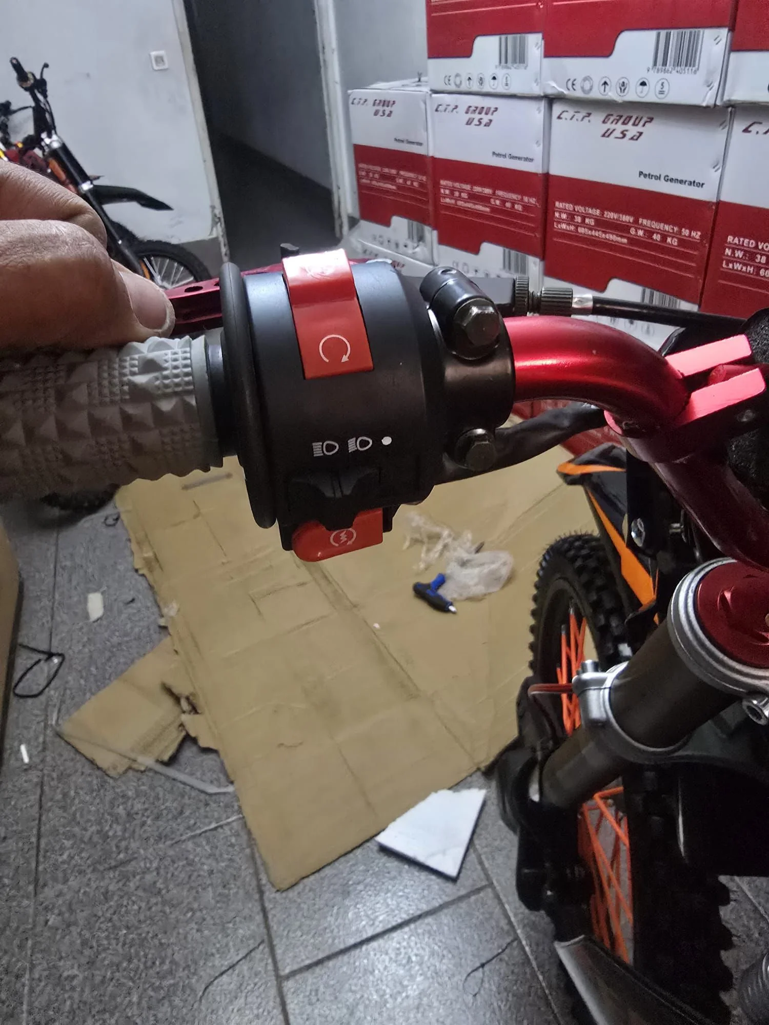Mota de Cross 140cc Escorpion MR30 Roda 21/16