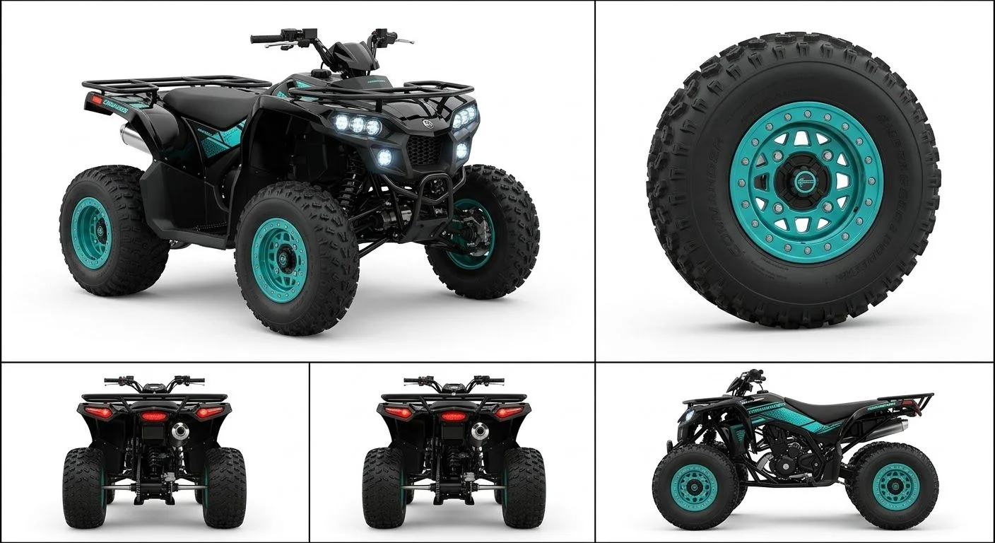 Quad 125cc [Vermelho/Branco]