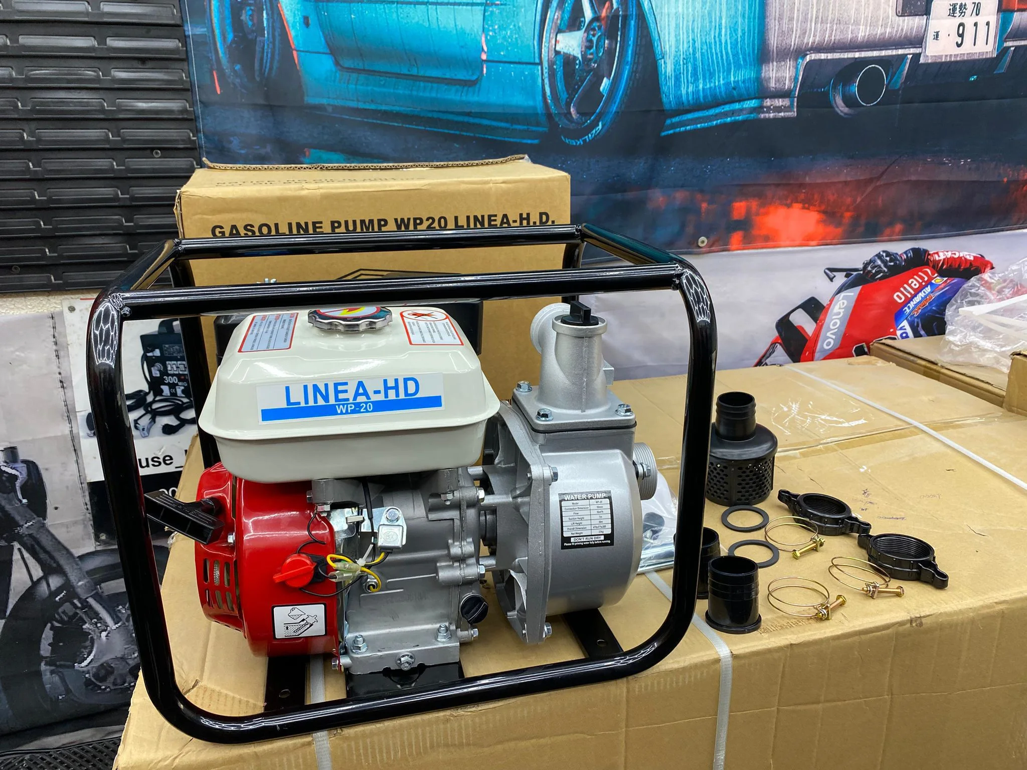 Motobomba de Água a Gasolina LINEA-HD WP-20 (5.5HP)