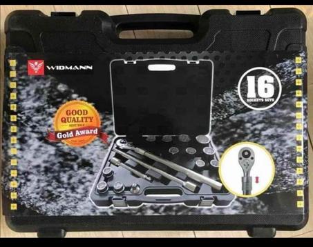 Set Impacto 3/4 con Carraca telescópica 18 piezas KraftWelle