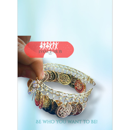 Bracelet de cheville doré (1 pièce) خلخال اللون الذهبي