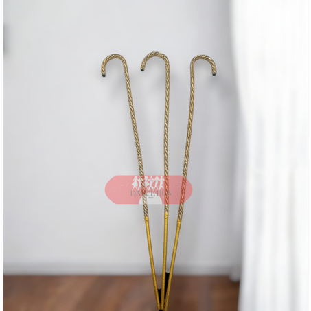 Bâton  danse orientale couleur dorée