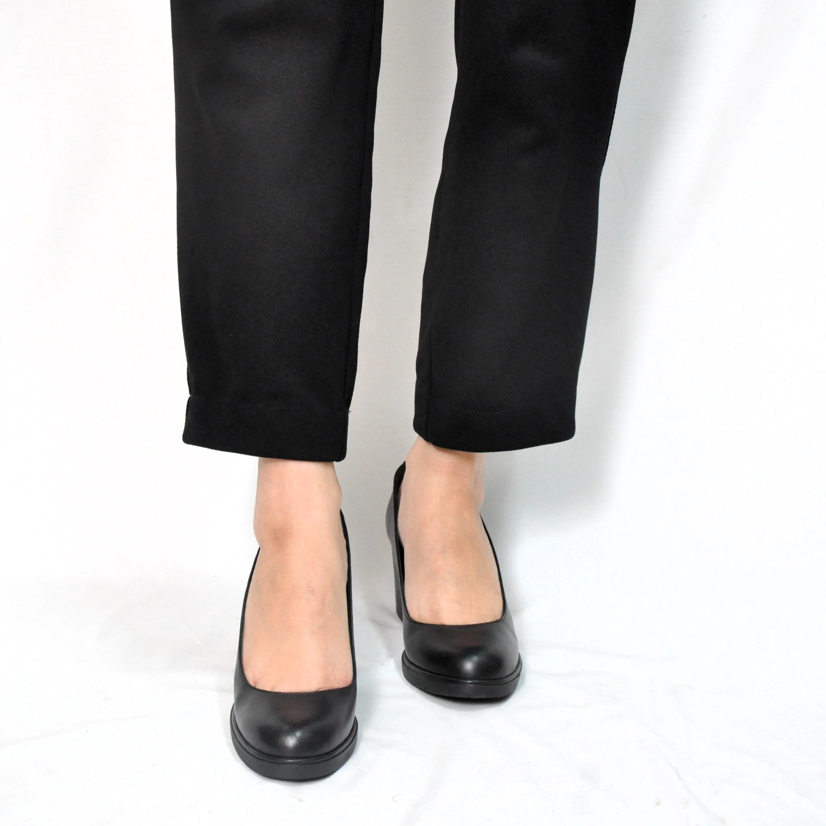 Escarpins femme a talon - Noir
