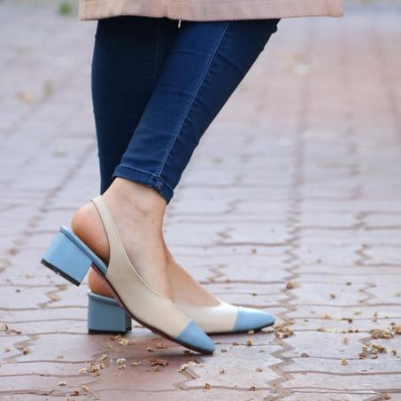 sandale bleu ciel