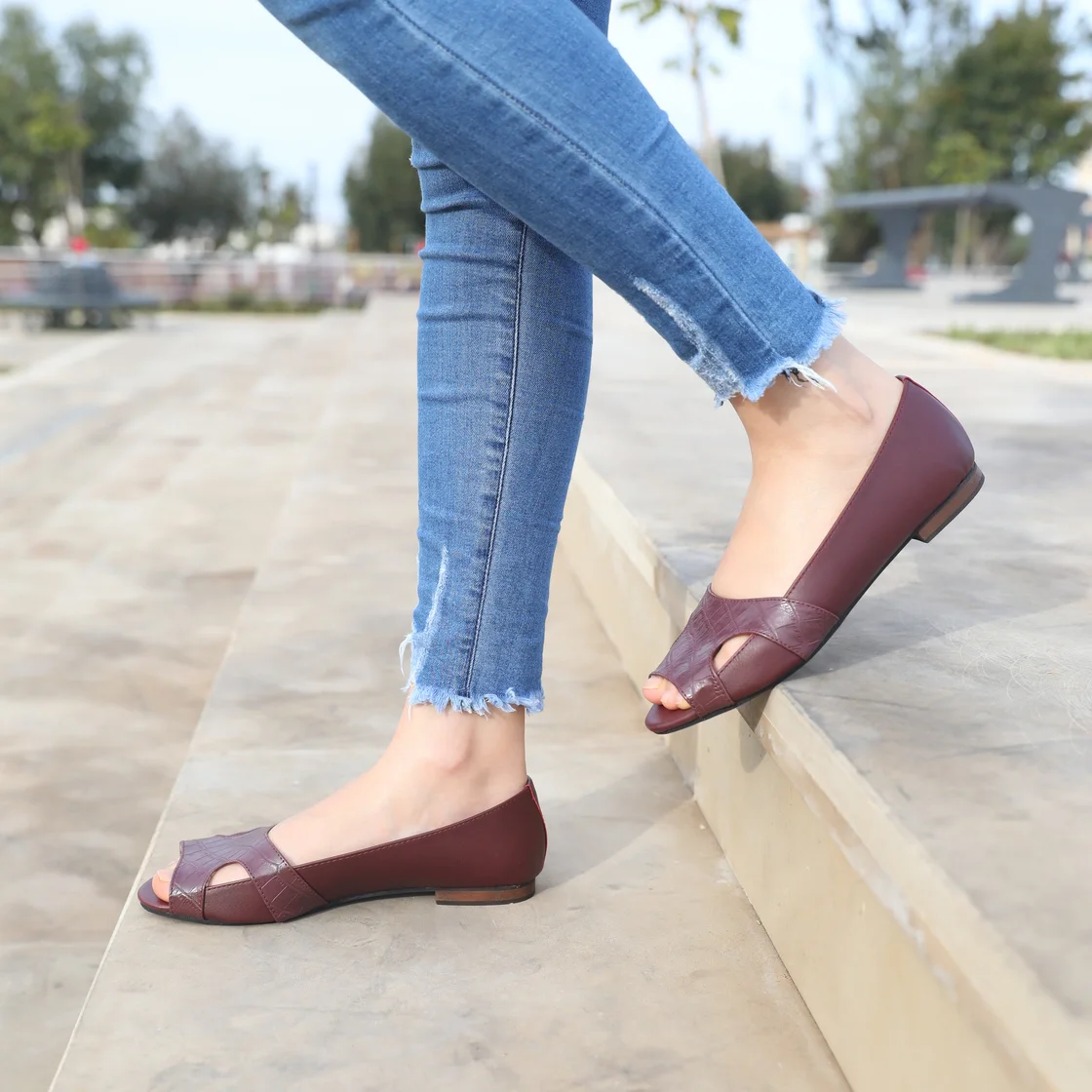 ballerine femme colleur colleur MARRON