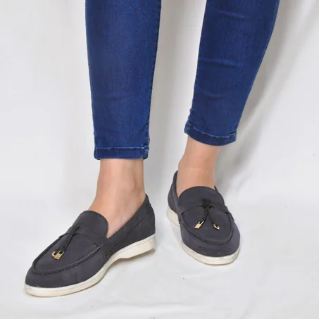 MOCASSINS COLOR BLEU MARINE  europeana