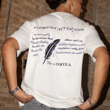 FEATHER WHITE T-SHIRT