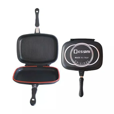 مقلاة شواء مزدوجة الوجه