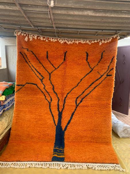 Zemmour orange rug