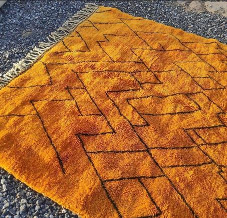 Azilal orange rug