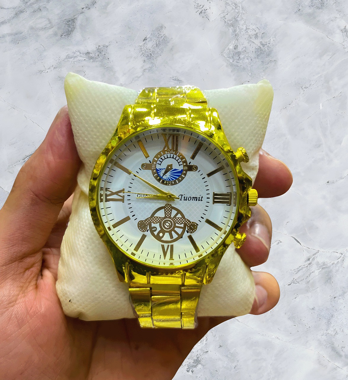 ساعة معدن رجالي