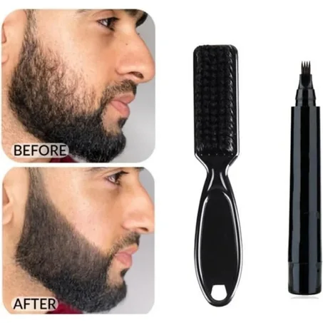 Stylo barbe et brosse