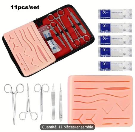 Kit d'Entraînement de Suture Complet pour la Pratique des Sutures
