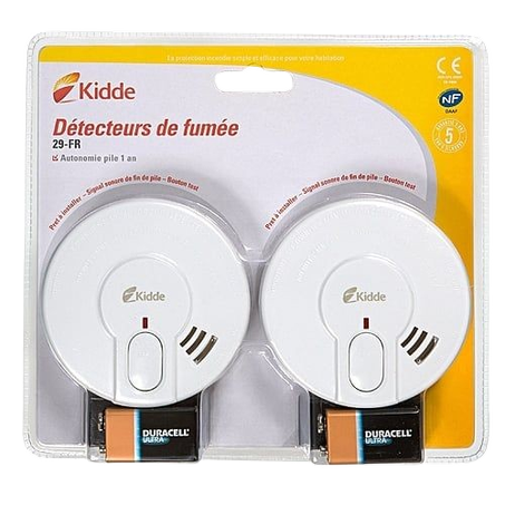 Détecteurs de fumée – Kidde - كاشف الدخان