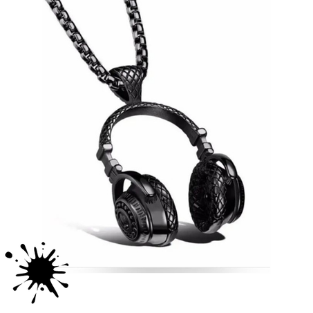 collier  noir