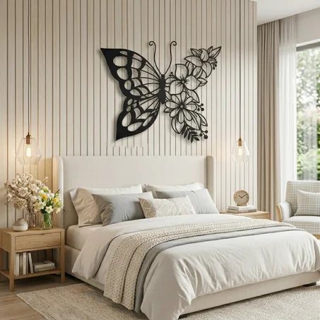 لوحة جدارية على شكل فراشة Butterfly Wall Art