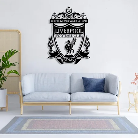 لوحة جدارية لشعار ليفربول LIVERPOOL