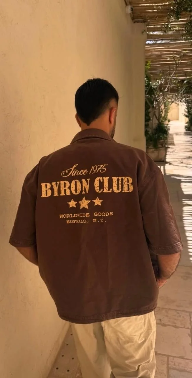 CHEMISE Lavée imprimé bimatiére