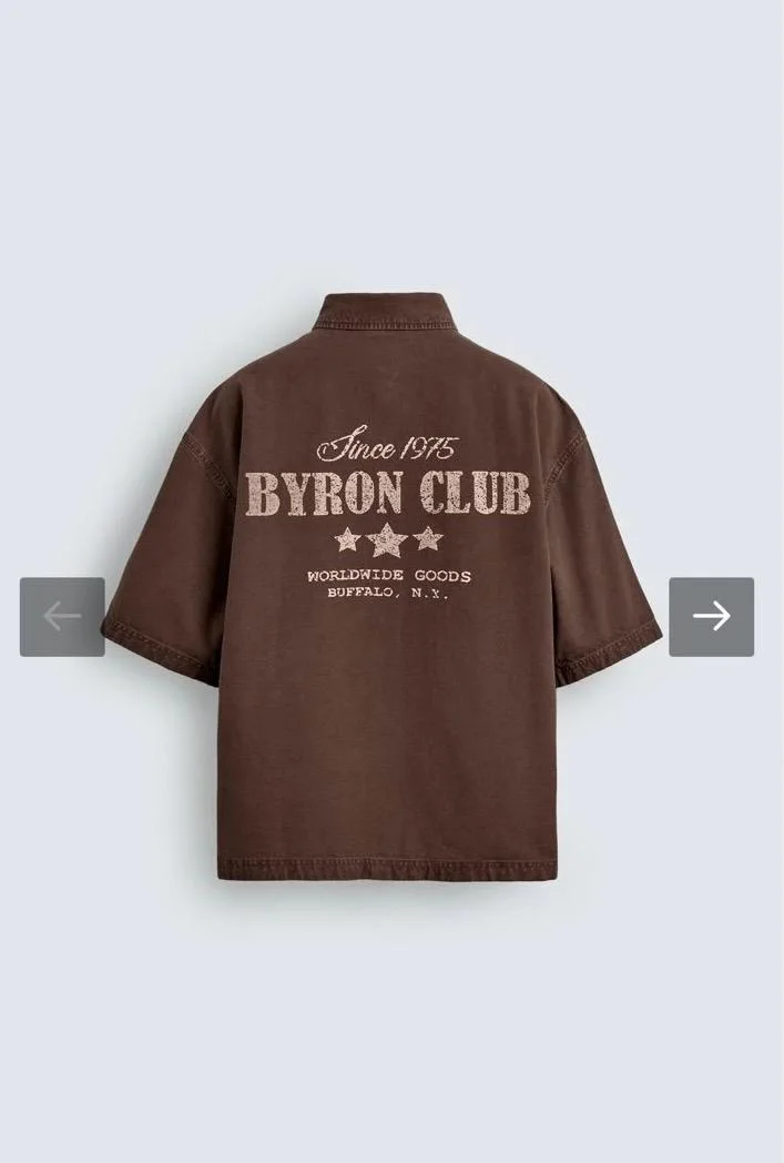 CHEMISE Lavée imprimé bimatiére