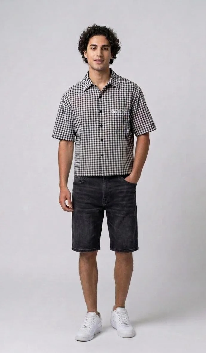 chemise à manches courtes