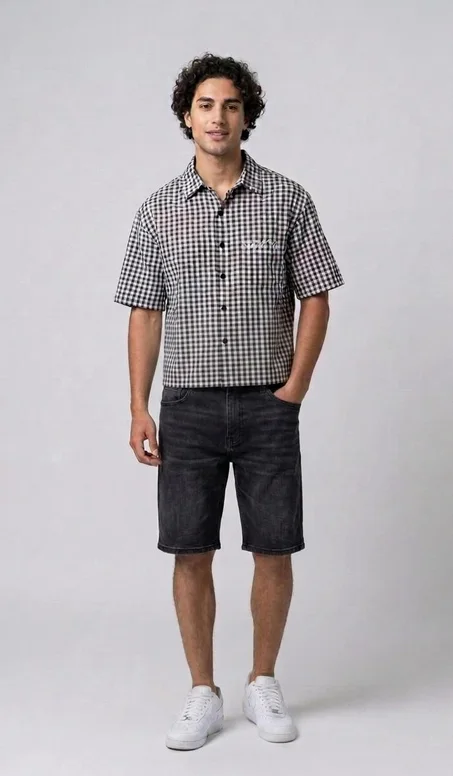 chemise à manches courtes