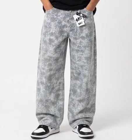 Grey baggy jeans