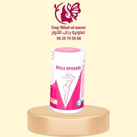 بروتين طبيعي بخلاصة الماكا و بذور الأكبپي Rova Protein