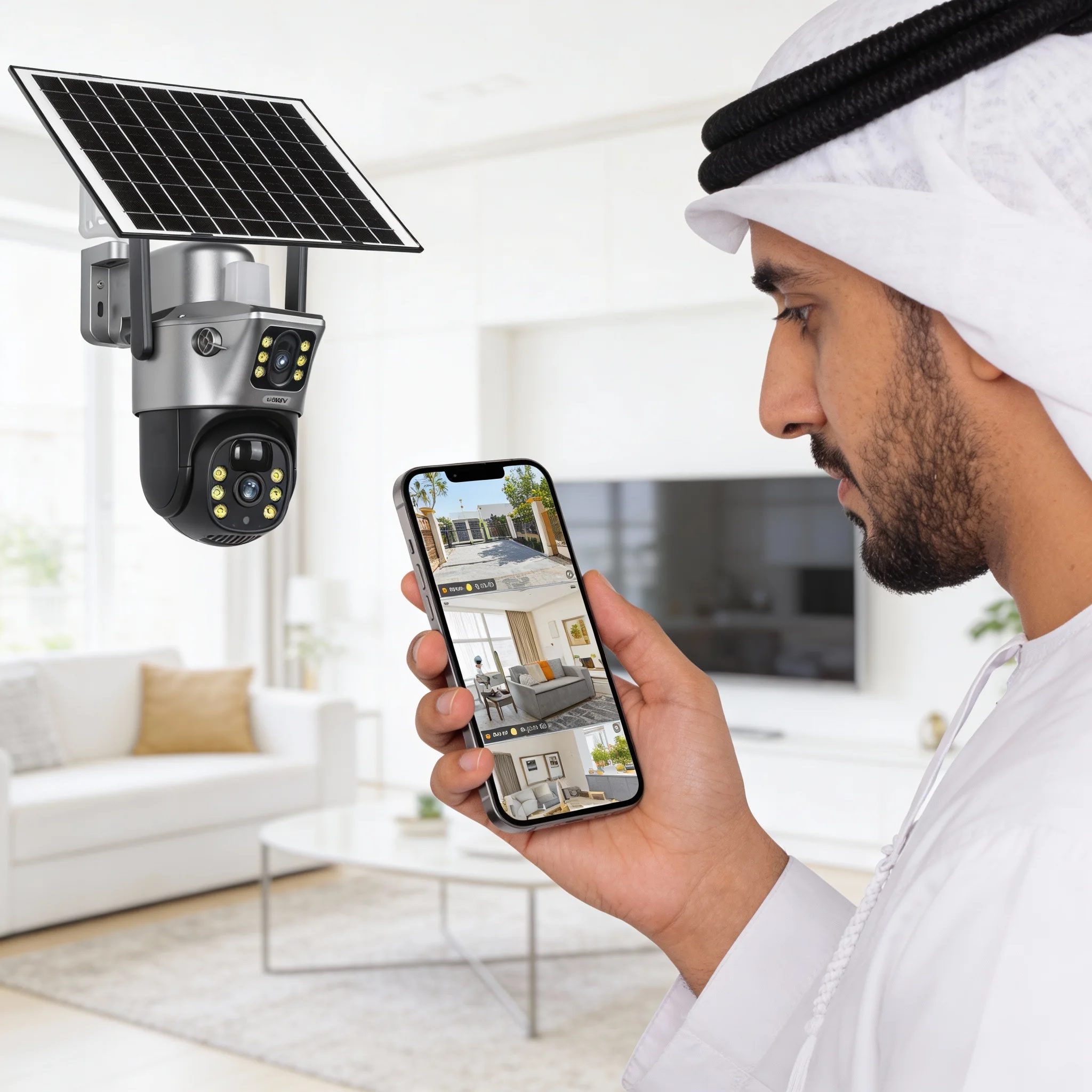 كاميرا بالطاقة الشمسية الحديثة