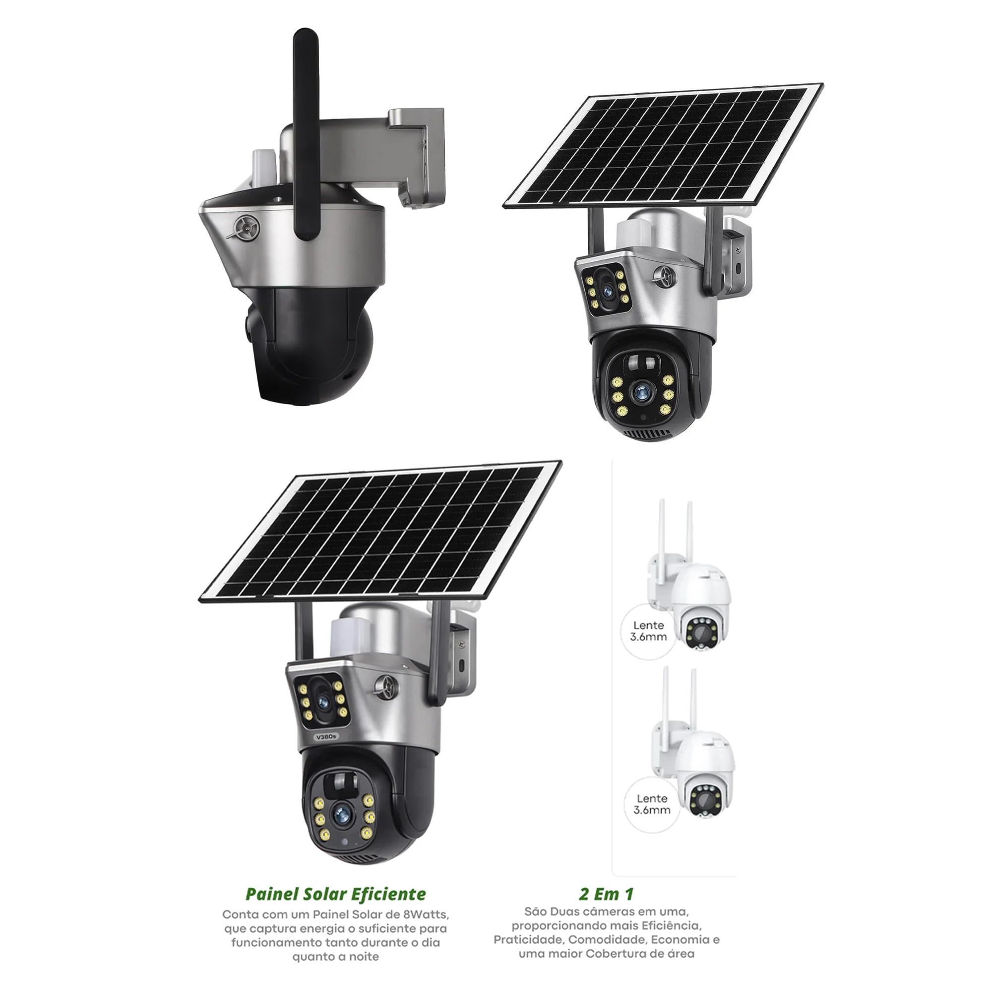 كاميرا بالطاقة الشمسية الحديثة