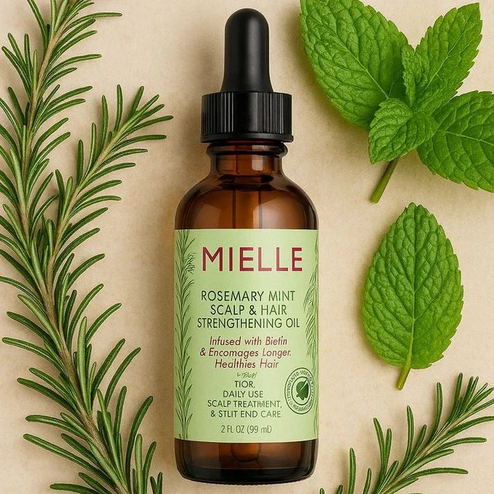 زيت الروزماري والنعناع لتقوية الشعر وتحفيز النمو