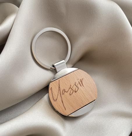 Porte-Clé Bois Personnalisé