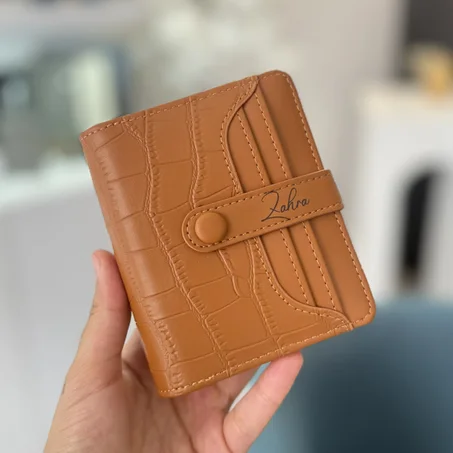 Porte-monnaie Femme Croco Personnalisé