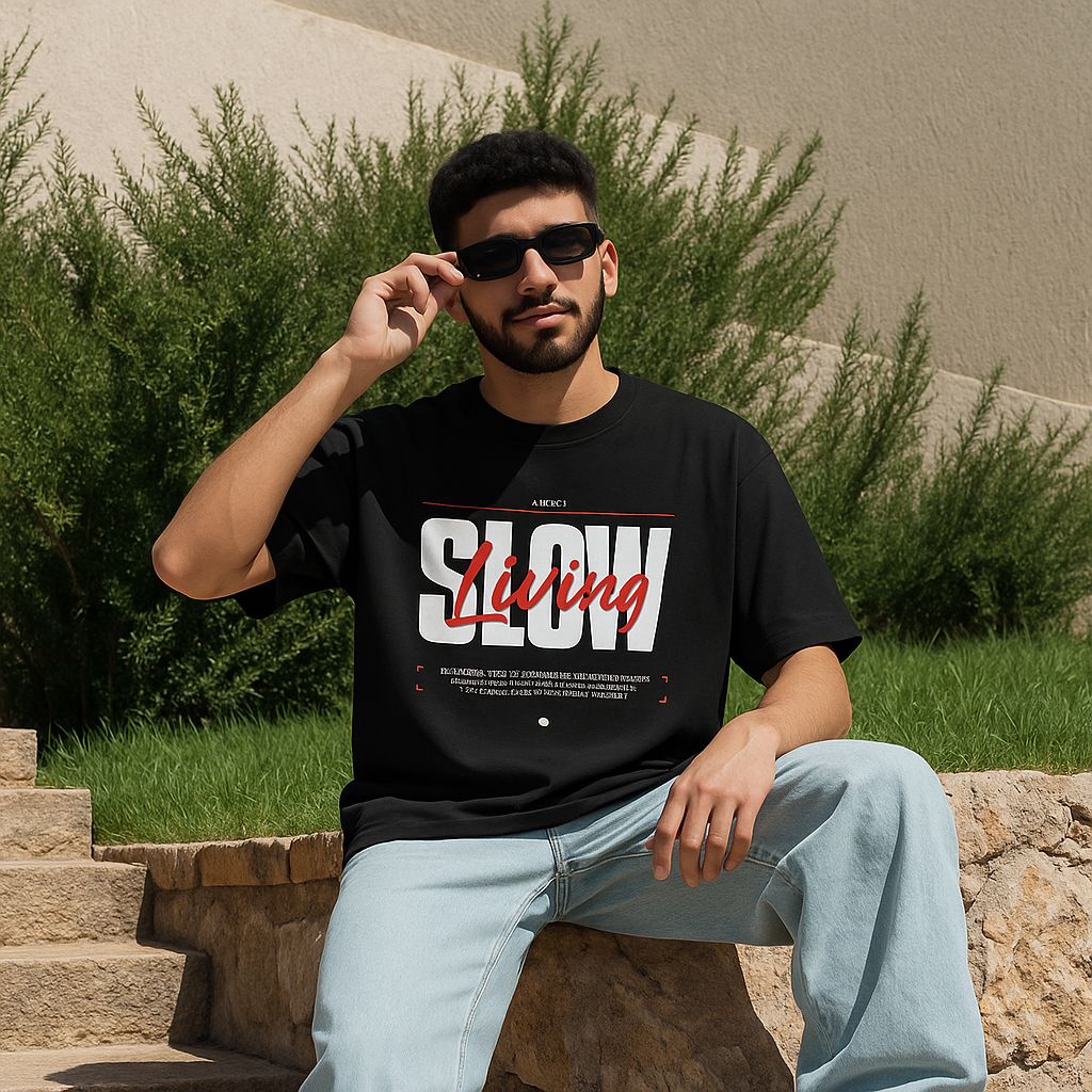 Slow Living T-Shirt – SAYNAR Streetwear