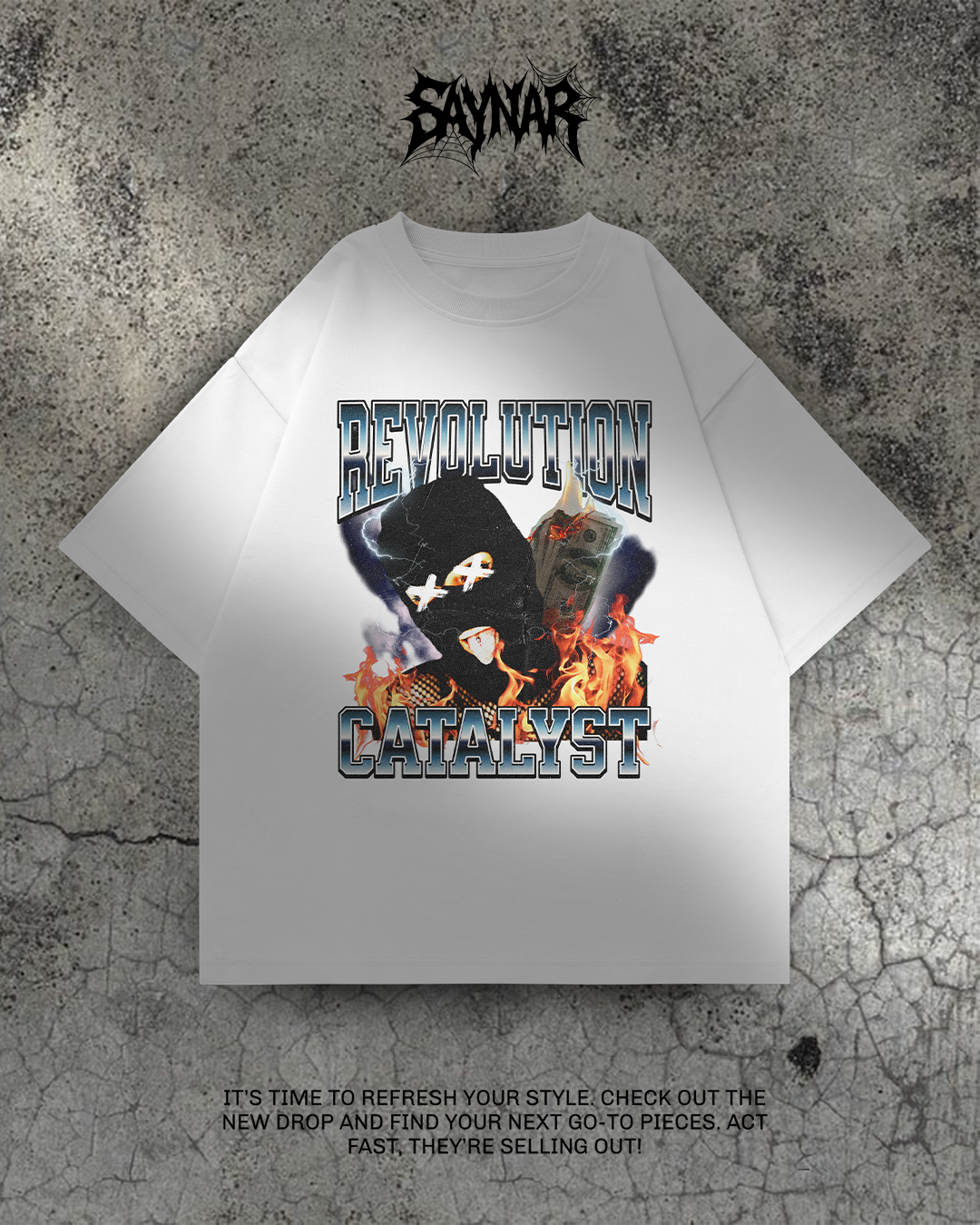 SAYNAR Revolution Piece T-shirt