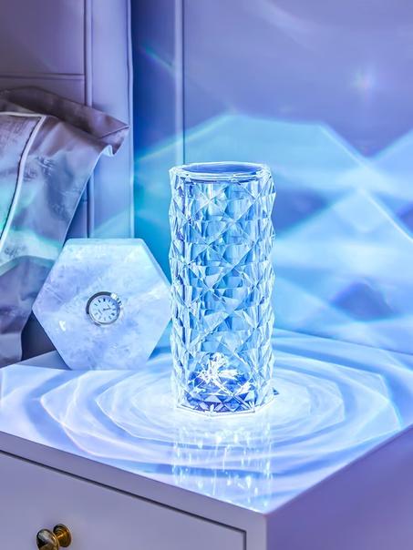Lampe de Table LED en cristal acrylique