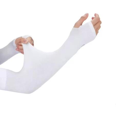 أكمام الحماية و التبريد اللون الأبيض