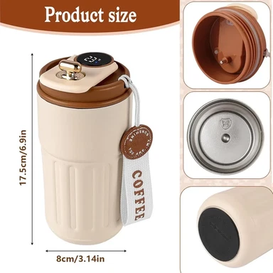 كوب حراري للقهوة والشاي 460ML – عازل للحرارة