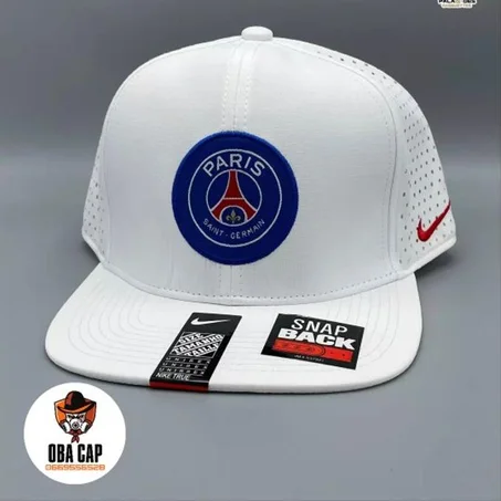 Casquette du Paris Saint-Germain snapback blanche