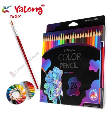 Yalong Crayons de couleur 24 couleurs Yl221031 24