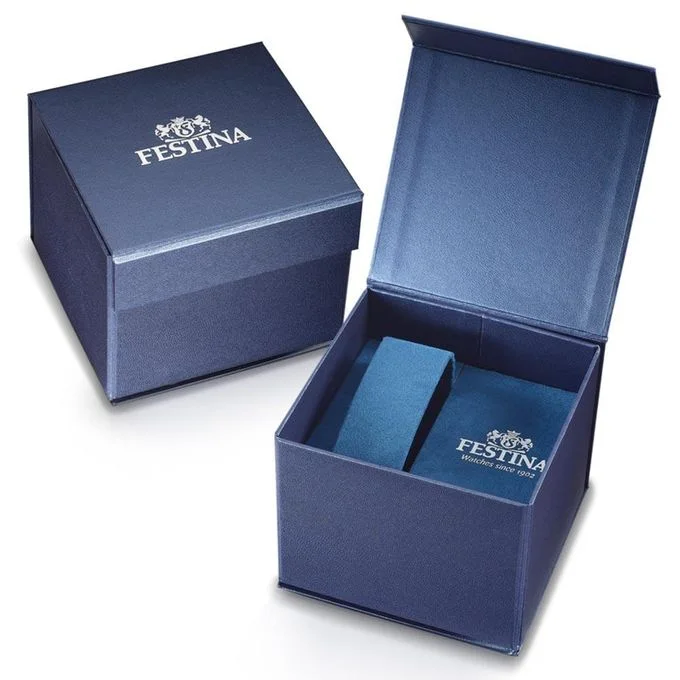 Festina – Élégante & fonctionnel – pour homme – Cadran bleu avec dateur – F16744/3