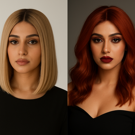 باروكة شعر للنساء المثيرات