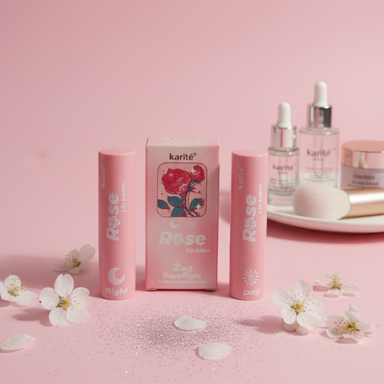 مرطب الشفاه Rose Karité – عناية نهارية وليلية في منتج واحد