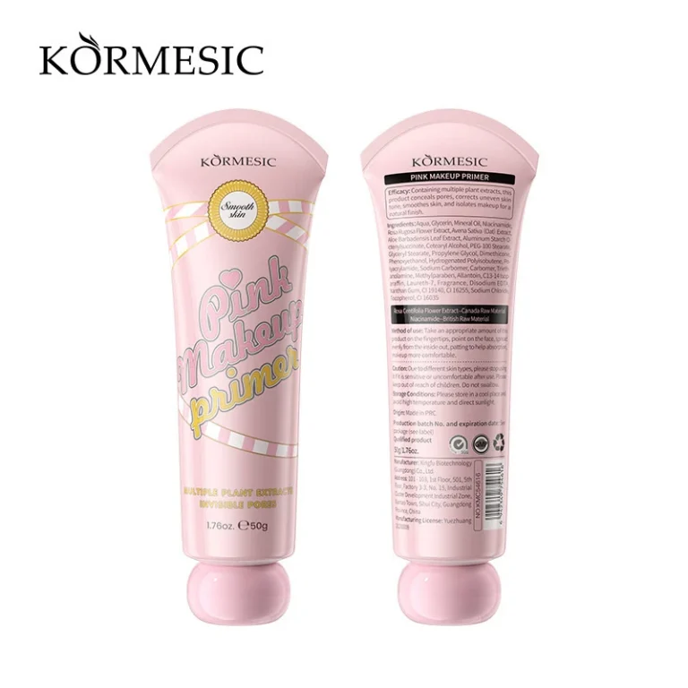 pink makeup primer