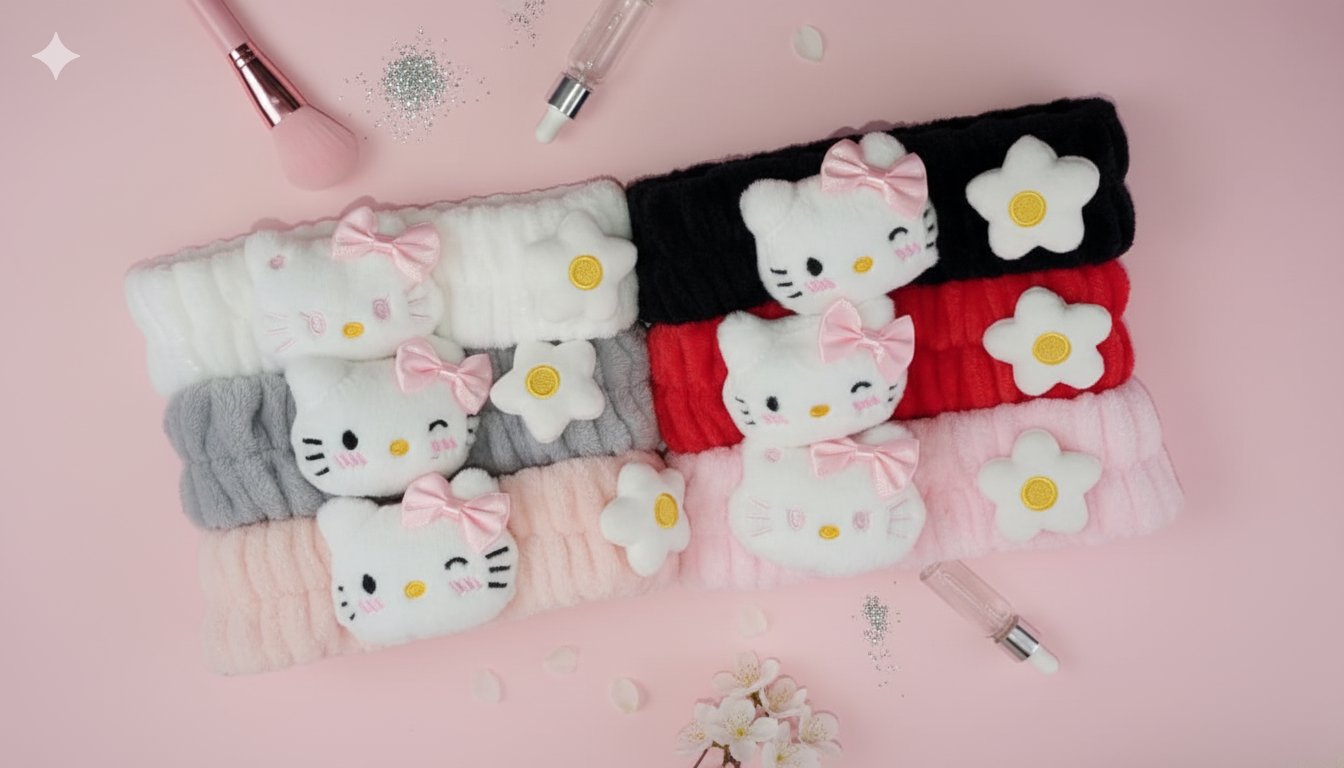 عصابة شعر كيوت للعناية – Hello Kitty Headband